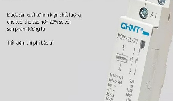 Khởi động từ 1 pha CHINT NCH8 20A/25A