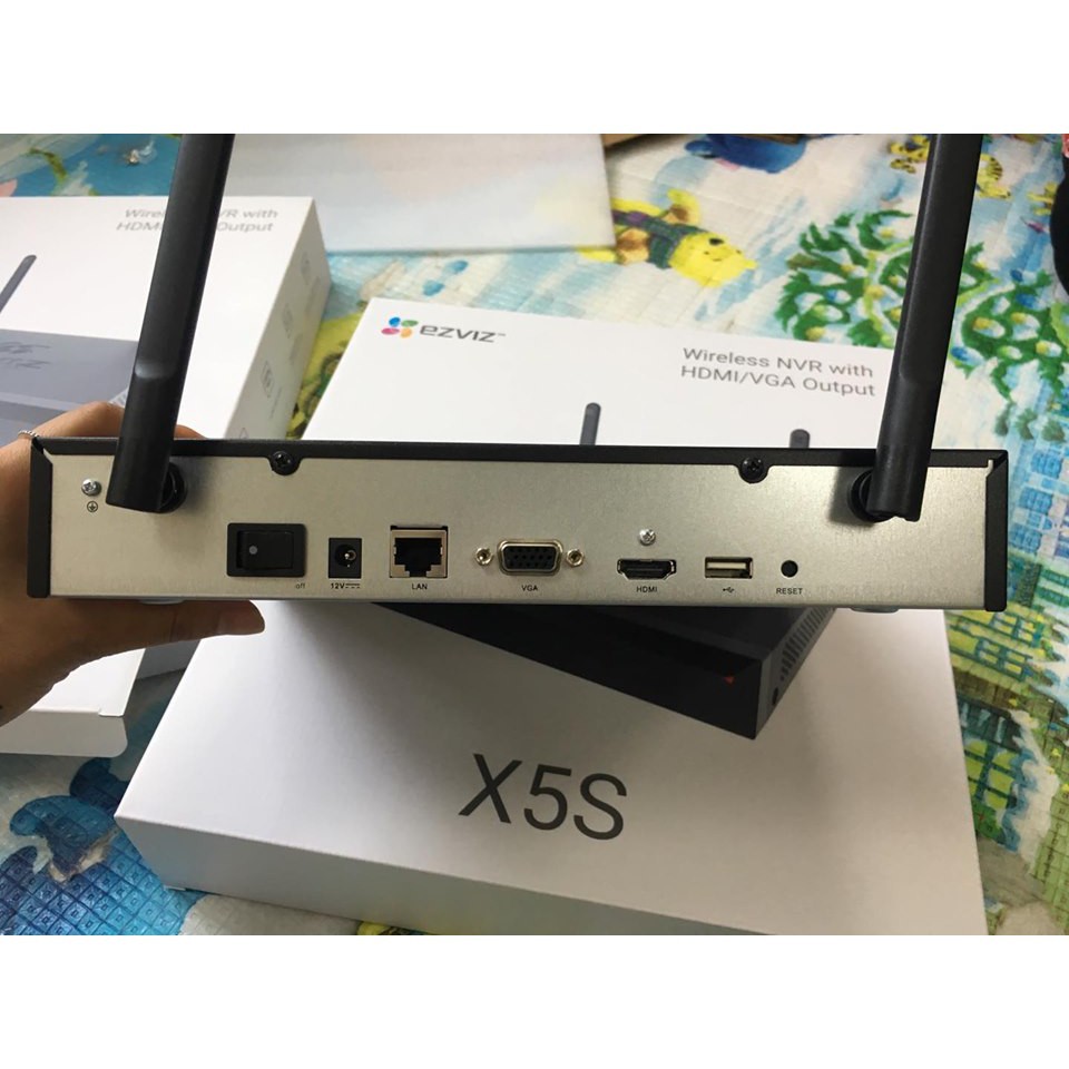 dịch vụ lắp đặt Đầu ghi hình camera IP Wifi 4 kênh EZVIZ CS-X5S-4W tại Hà Nội