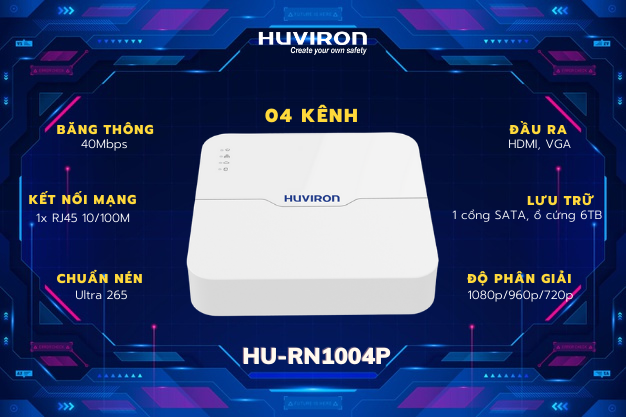 Bán Đầu ghi Huviron HU-RN1004P