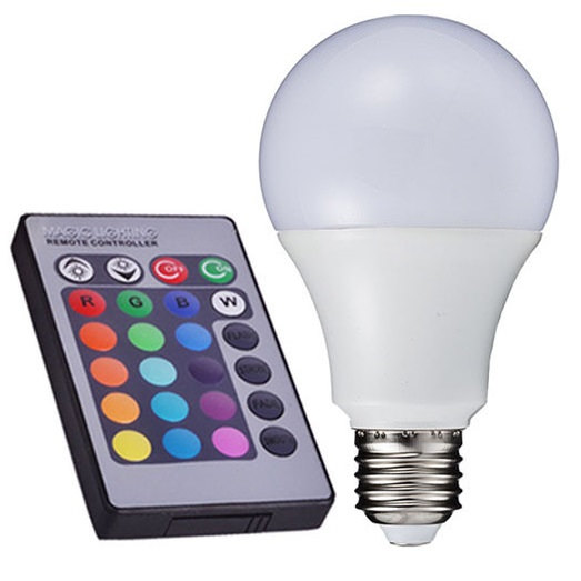 Bóng đèn LED đổi màu có điều khiển từ xa RGBLED-10