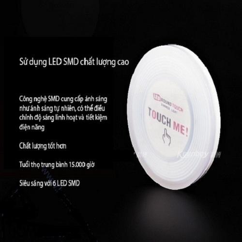Đèn led cảm ứng chạm dimmer TOUCHME TM