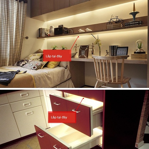 Đèn tủ quần áo, ngăn kéo nút bấm ẩn GLADMOKEY ZT-T5