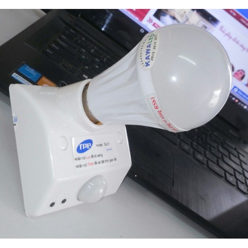 Đui đèn cảm ứng chuyển động thân nhiệt TPE SL01