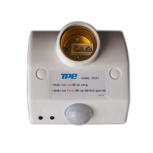 Đui đèn cảm ứng chuyển động thân nhiệt TPE SL01