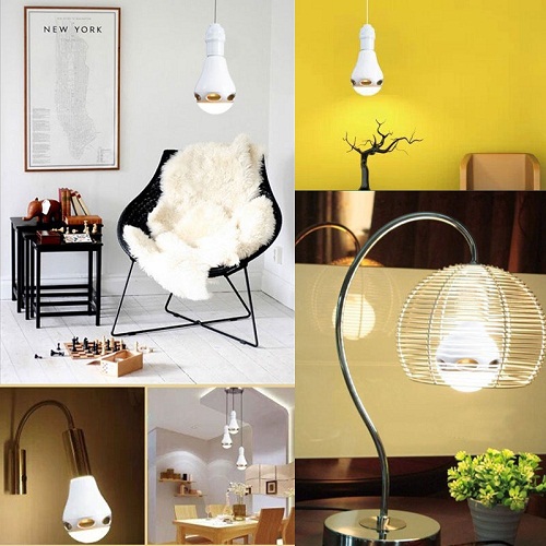 Bóng Đèn kiêm bluetooth và loa RGB-BT5 sử dụng chuẩn E27