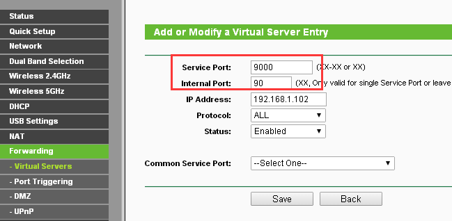 Hướng dẫn NAT Port Modem TP Link của FPT