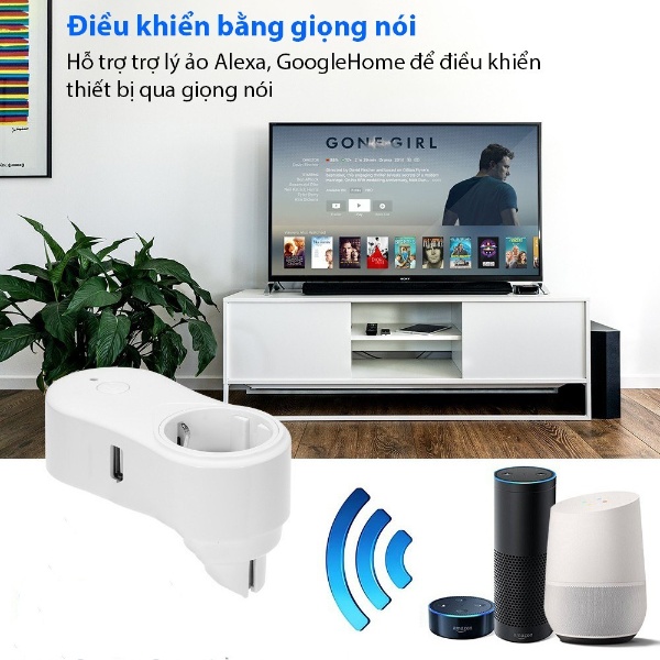 Bán Ổ cắm WiFi thông minh có cổng sạc USB S1