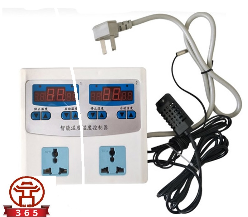 Ổ cắm cảm biến nhiệt độ, độ ẩm 2 cổng STH2