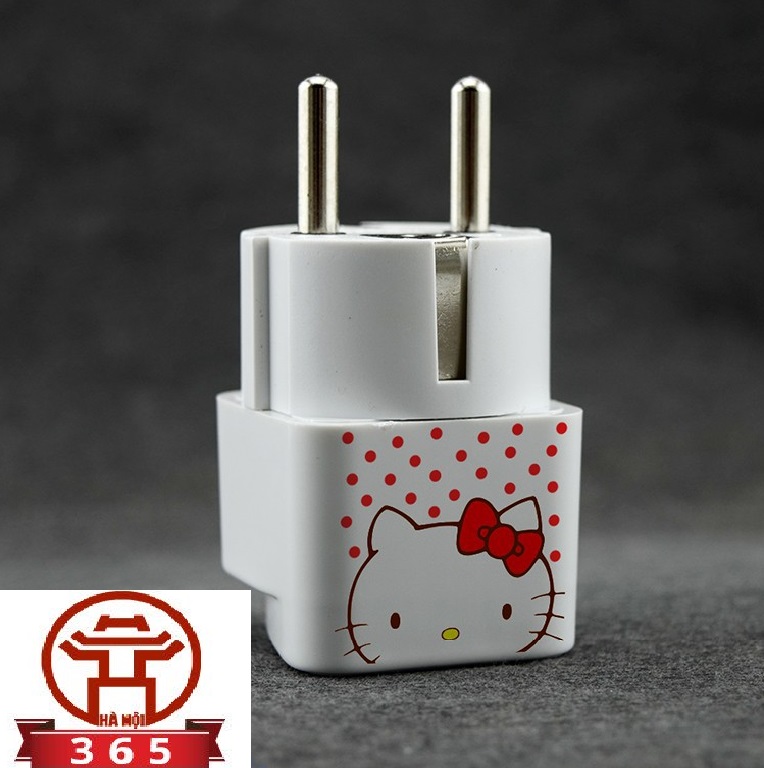 Ổ cắm đa năng chuyển đổi 2 chân tròn CS2711