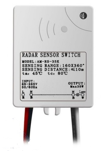 Công tắc cảm biến Radar vi sóng + ánh sáng AM-RS-35K