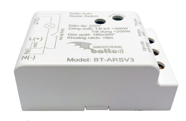 BÁn Công tắc cảm biến chuyển động radar BT-ARSV3