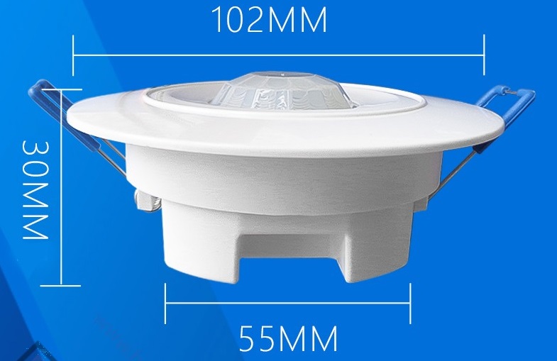 Công tắc cảm biến hồng ngoại thân nhiệt âm trần MS650