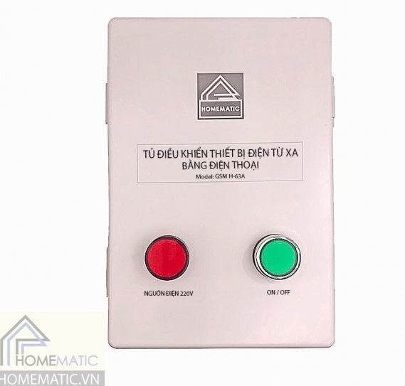Bán Tủ điều khiển thiết bị điện từ xa bằng điện thoại GSMH-63A giá rẻ