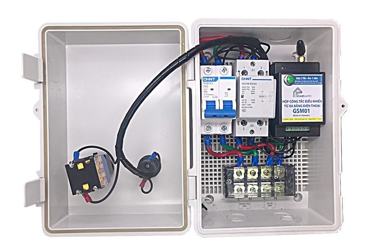 Bán Tủ điều khiển thiết bị điện từ xa bằng điện thoại GSMH-63A giá rẻ
