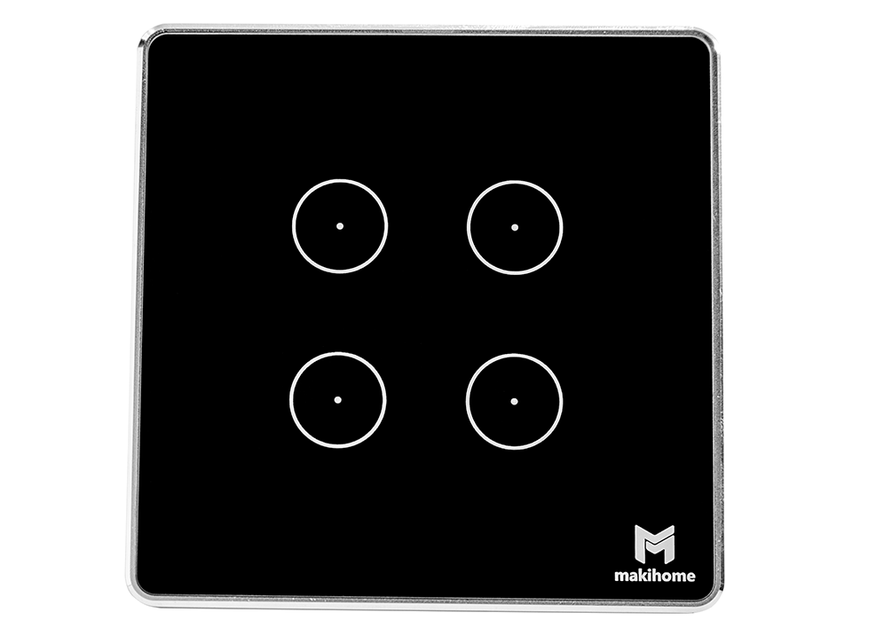 Lắp đặt cảm ứng thông minh âm tường 4 nút EU