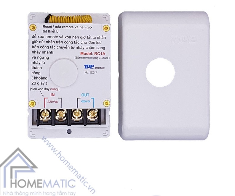 Bán Công tắc điều khiển từ xa công suất lớn TPE RC1A giá rẻ