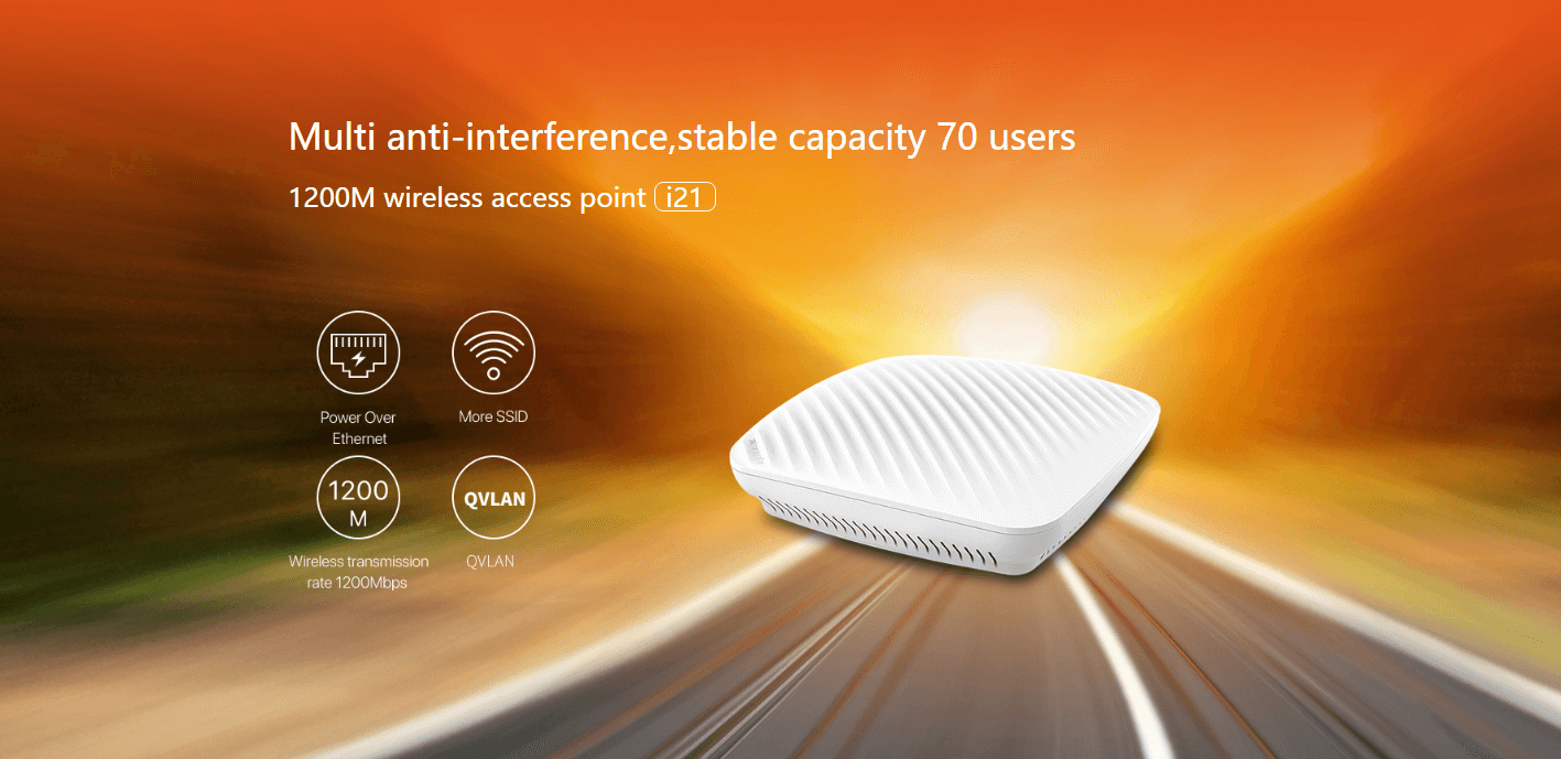 Đại lý phân phối Bộ phát sóng wifi ốp trần Tenda I21 chính hãng