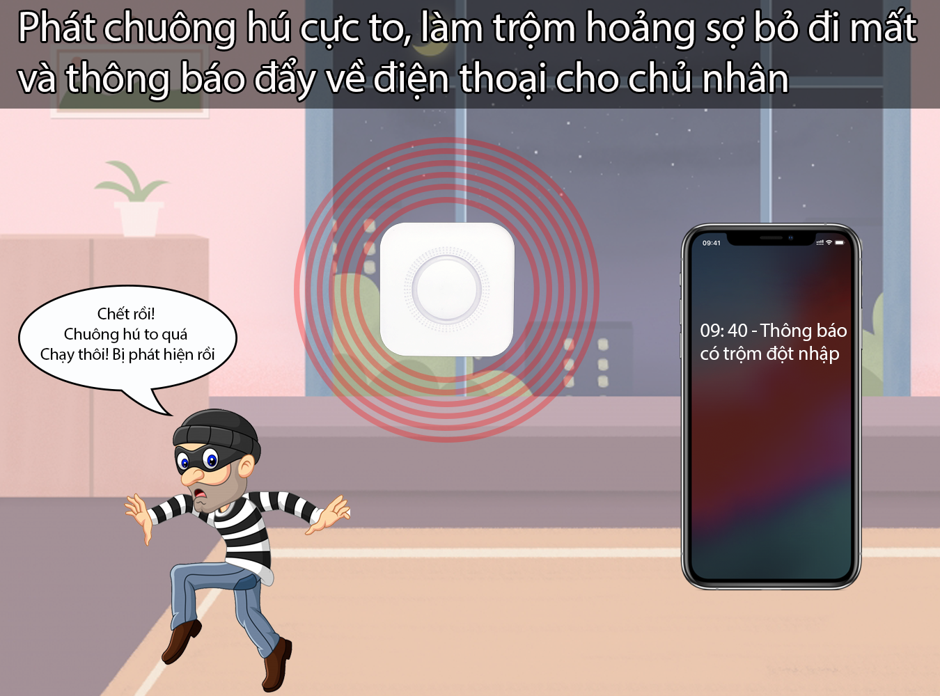 Địa chỉ bán BỘ BÁO ĐỘNG CHỐNG TRỘM QUA WIFI SMARTZ I5 giá rẻ