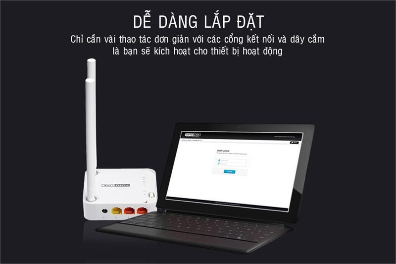 Lắp đặt Bộ Phát WiFi TOTOLINK N200RE-v3 300Mbps uy tín