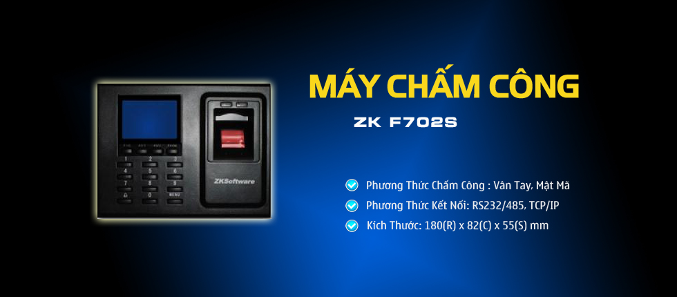 Phân phối Máy chấm công Ronald JackF702S giá rẻ