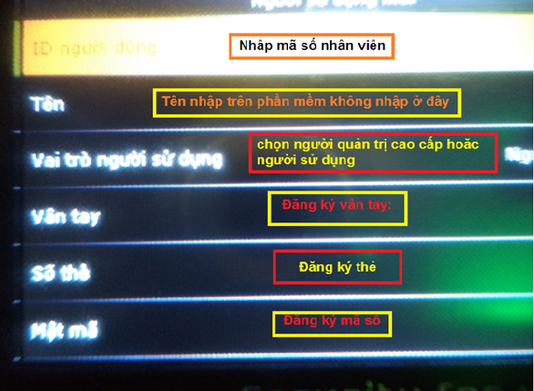 lắp đặt Máy chấm công Ronald jack 4000TID-C