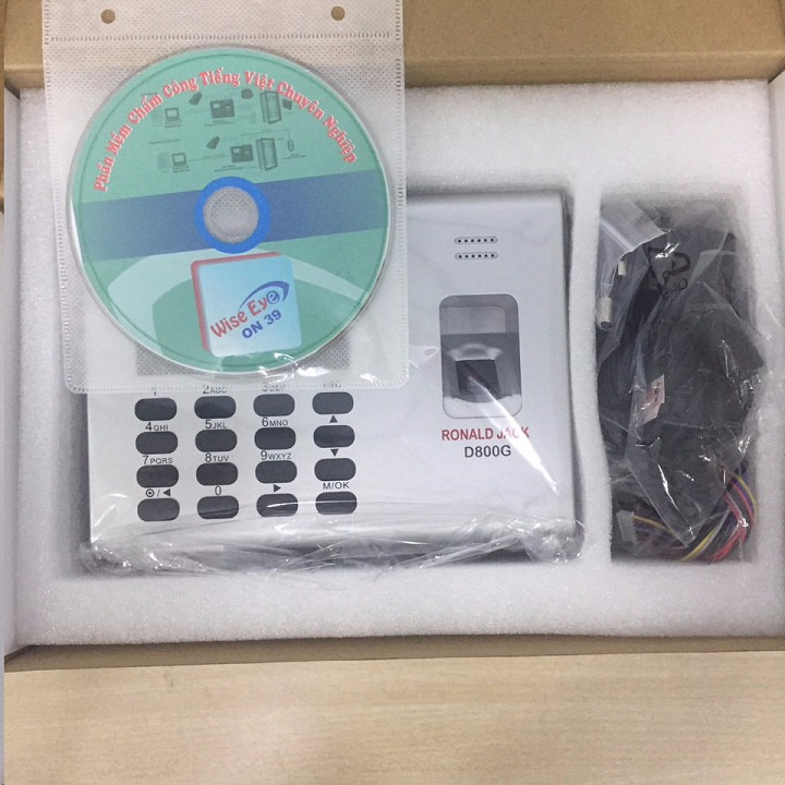 Máy chấm công vân tay Ronald jack D800G - Được Phân Phối Tại An Ninh 365