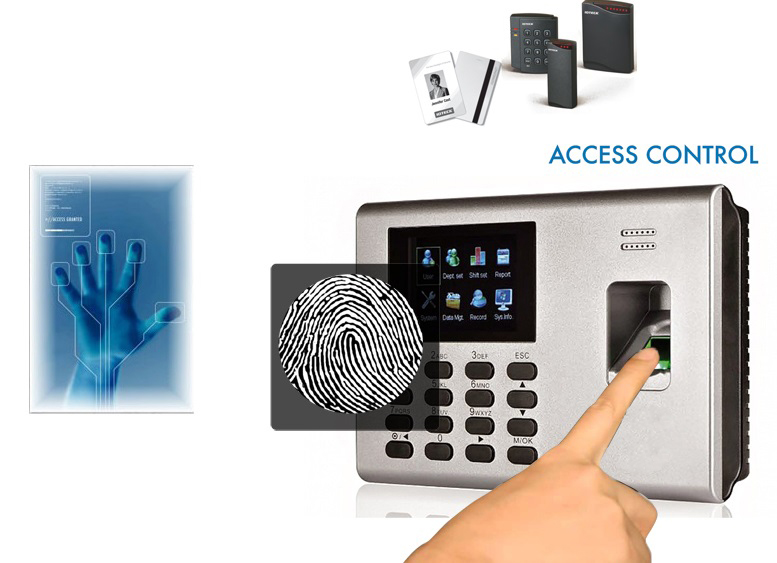 lắp đặt Máy chấm công vân tay Ronald jack D800G