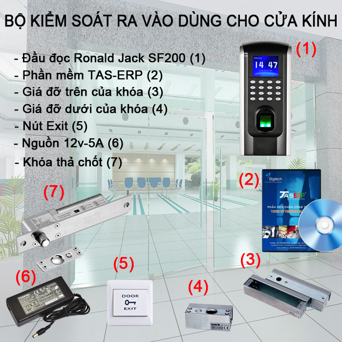 Bán Máy chấm công Ronald Jack SF200ID