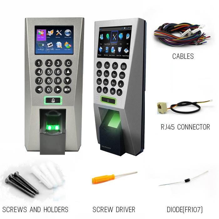 Phân phối Máy chấm công và kiểm soát ra vào dùng vân tay, thẻ F18