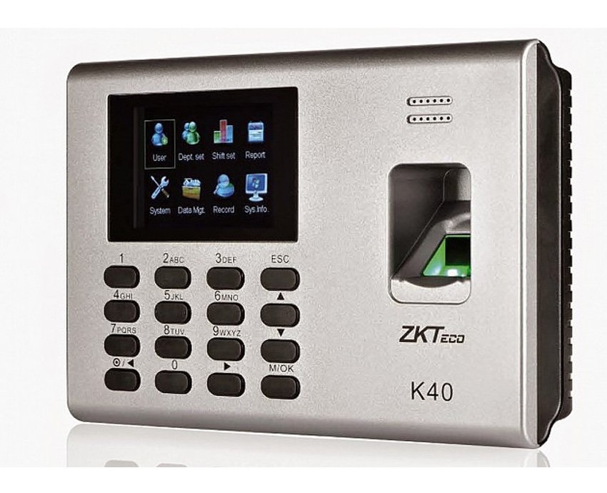 Địa chỉ bán Máy chấm công vân tay và thẻ ZKTeco K40 uy tín