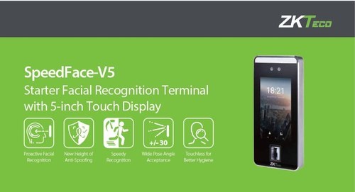 Máy chấm công khuôn mặt ZKTECO SpeedFace - V5 chính hãng