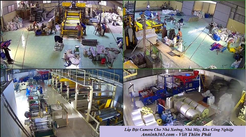 lắp đặt camera giám sát nhà xưởng, khu công nghiệp