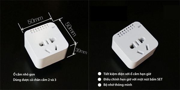 Ổ cắm hẹn giờ tắt đếm ngược AIFILIN A19