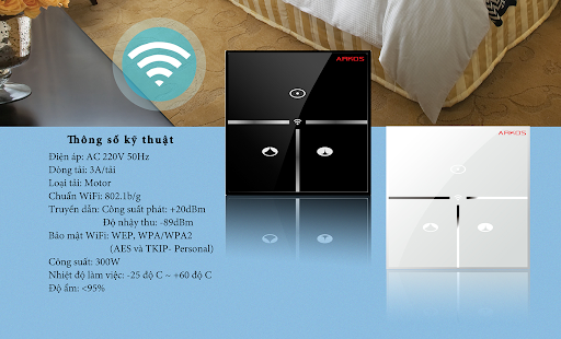 Địa chỉ bán CÔNG TẮC ĐIỀU KHIỂN RÈM ARKOS giá rẻ