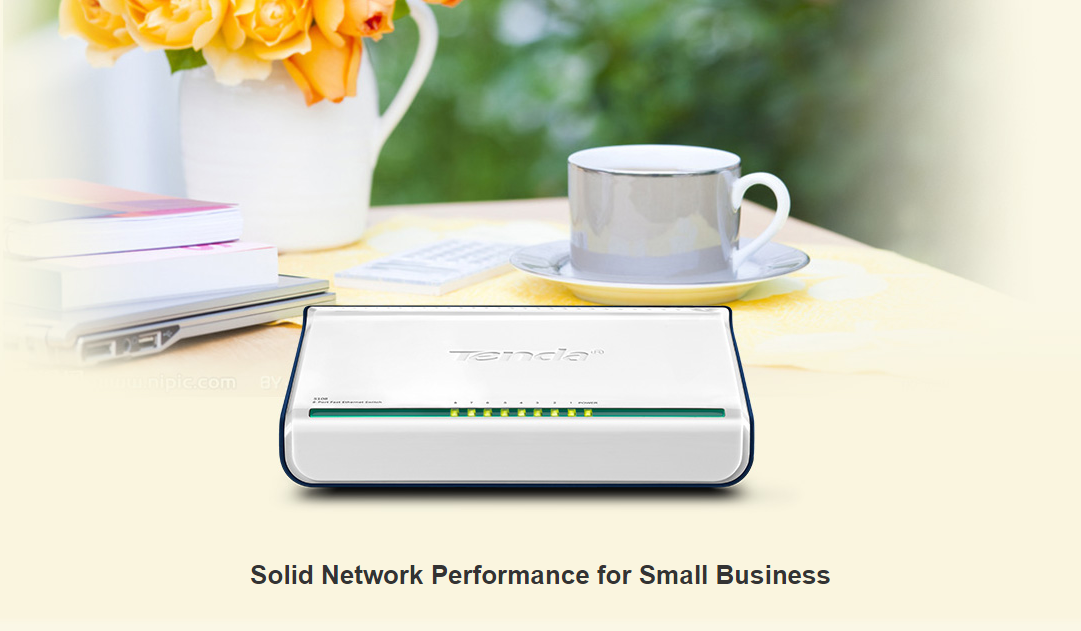 Đại lý phân phối Bộ chia mạng Switch 8 Port Tenda S108 chính hãng