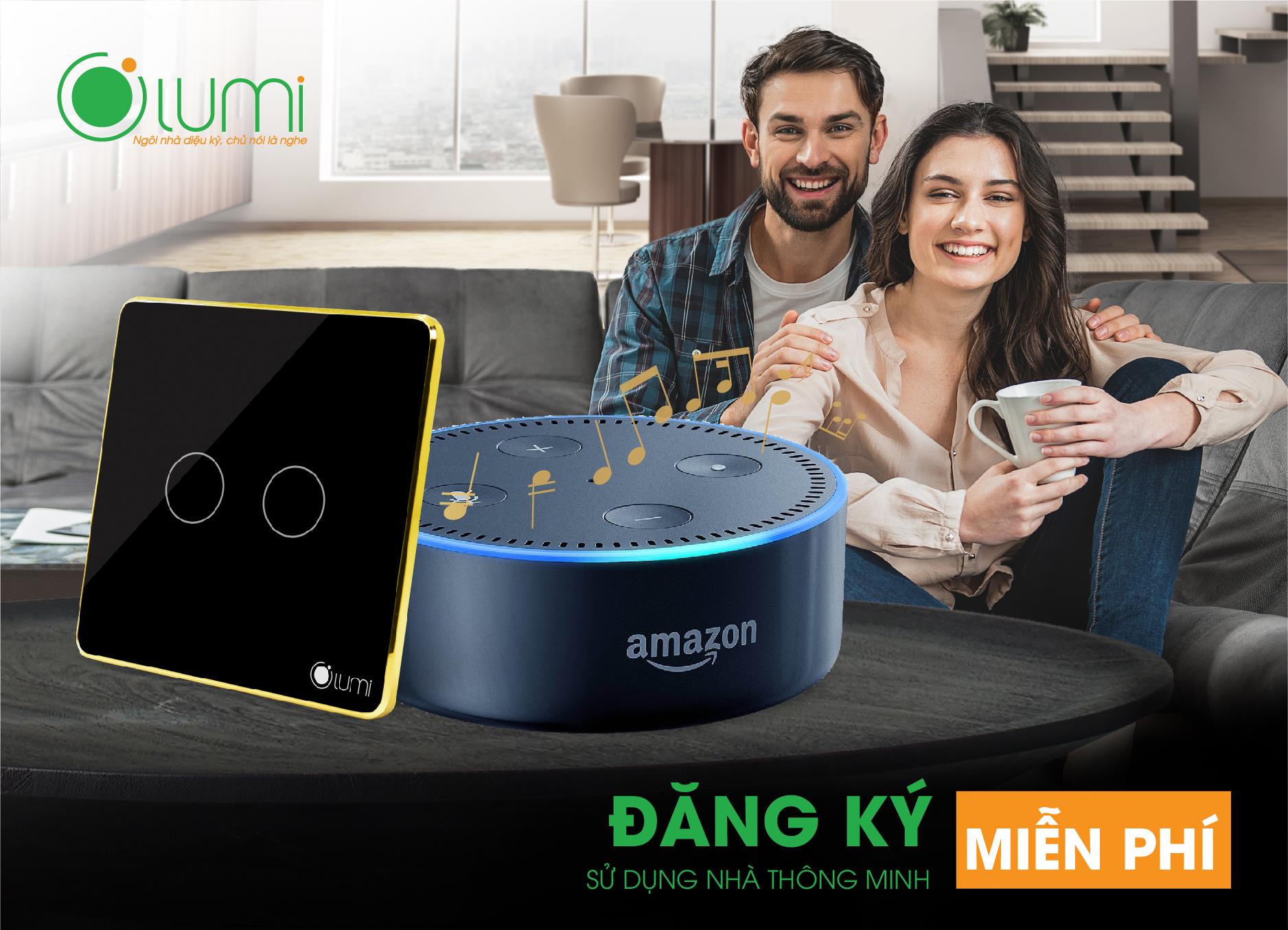 Phân phối CÔNG TẮC CẢM ỨNG 2 NÚT LUMI LM-S2