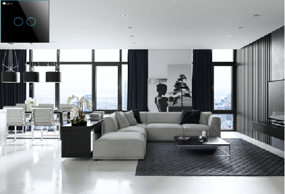 Địa chỉ bán CÔNG TẮC CẢM ỨNG 2 NÚT LUMI LM-S2 giá rẻ