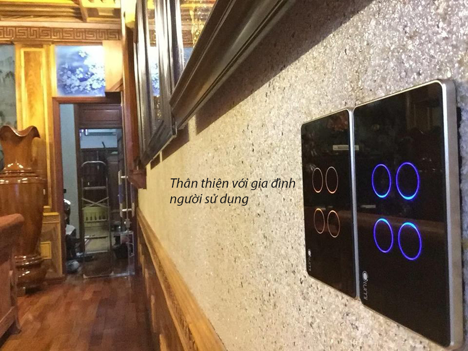 Địa chỉ bán CÔNG TẮC CẢM ỨNG 4 NÚT LUMI LM-S4 giá rẻ