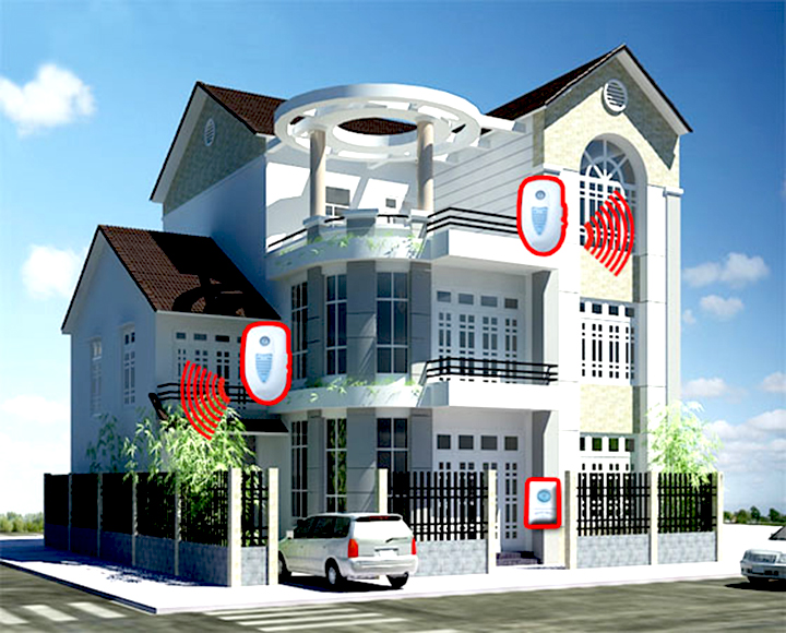 Phân phối CHUÔNG BÁO KHÁCH KHÔNG DÂY HỌC LỆNH THÔNG MINH CACAZI KS-SF20R
