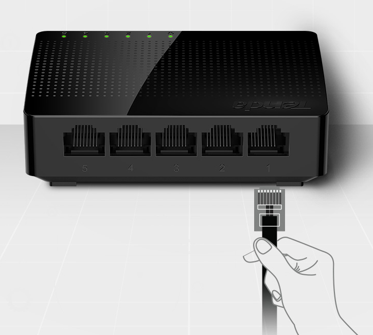 Mua Bộ chia mạng Switch 5 port Tenda SG105 ở đâu uy tín