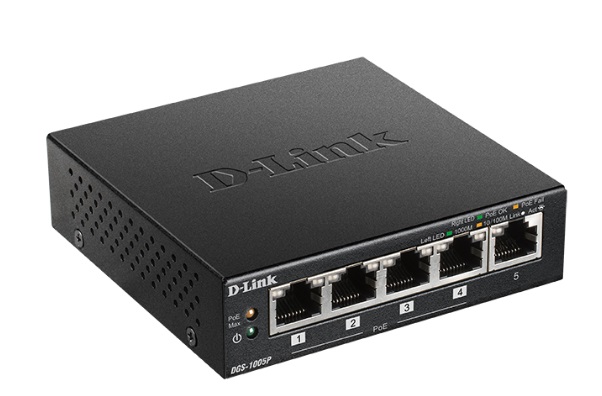 Bán THIẾT BỊ CHIA MẠNG SWITCH POE D-LINK DGS-1005P giá rẻ