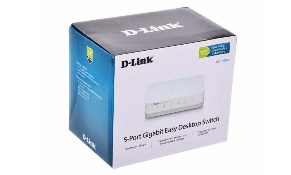 đại lý phân phối THIẾT BỊ CHIA MẠNG SWITCH D-LINK DGS-1005A