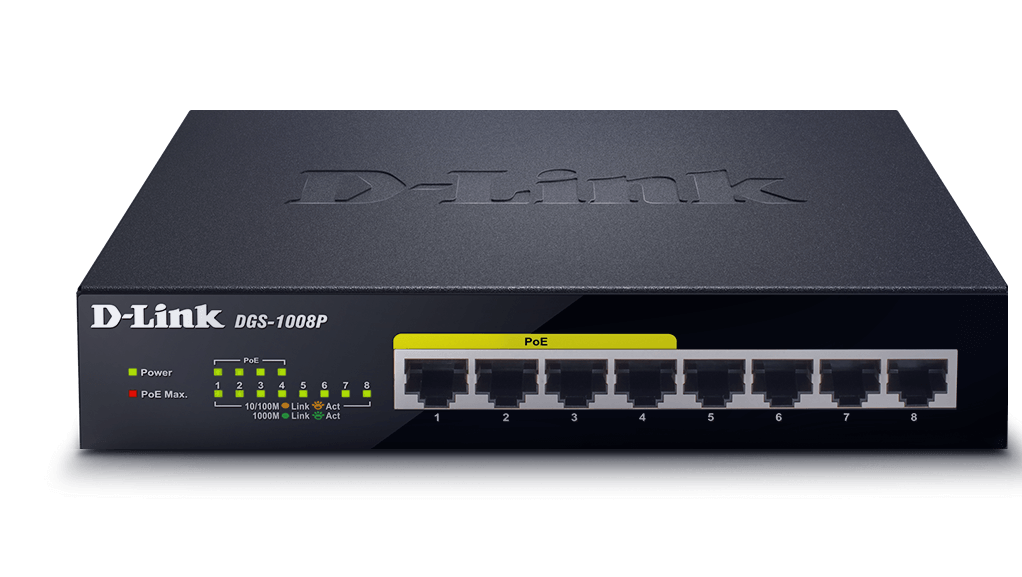 Bán THIẾT BỊ CHIA MẠNG SWITCH POE D-LINK DGS-1008P giá rẻ