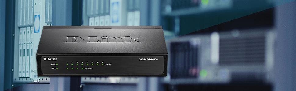 đại lý phân phối THIẾT BỊ CHIA MẠNG SWITCH D-LINK DES-1008PA