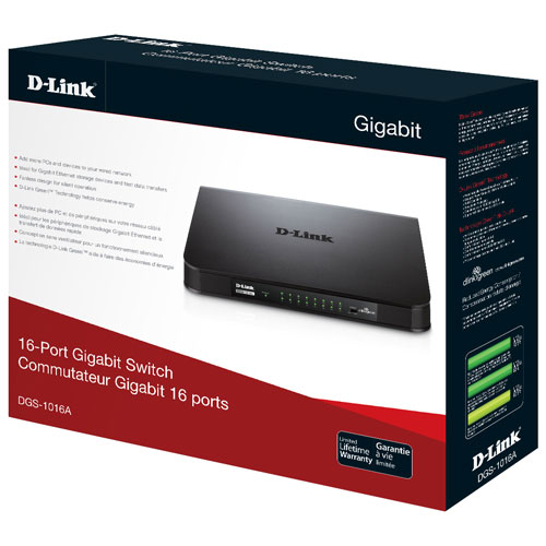 đại lý phân phối THIẾT BỊ CHIA MẠNG SWITCH D-LINK DGS-1016A