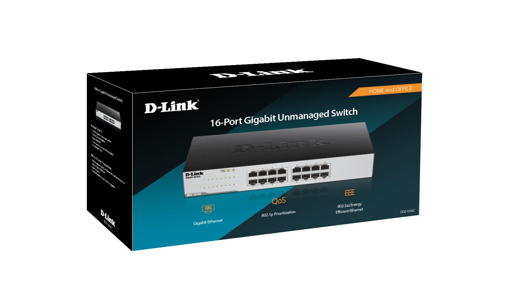 phân phối THIẾT BỊ CHIA MẠNG SWITCH D-LINK DGS-1016C