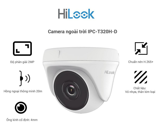 Phân phối CAMERA IP HILOOK IPC-T320H-D