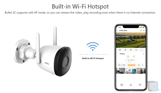 Nơi bán CAMERA IP WIFI NGOÀI TRỜI IPC-F22P-IMOU giá rẻ