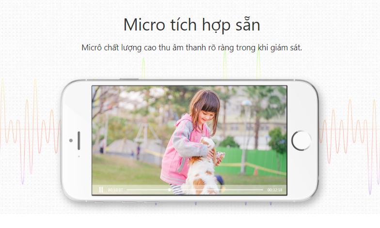 tich-hop-micro-thu-am-tren-camerea Camera Kbone KN-B21-D