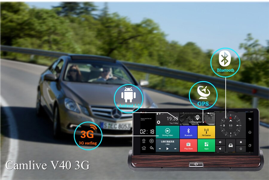 Đại lý phân phối CAMERA HÀNH TRÌNH V40(3G) PHISUNG